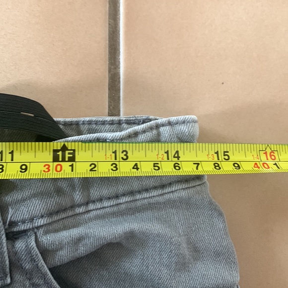 Cat & Jack straight leg grey denim pants with adjustable waist - Picture 6 of 6